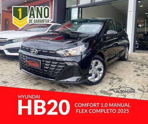 HYUNDAI HB20 1.0 12V FLEX COMFORT PLUS MANUAL HYUNDAI HB20 1.0 12V FLEX COMFORT PLUS MANUAL